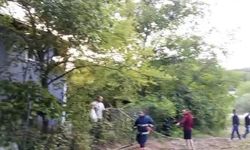 Bolu Mudurnu'da Çatı Katında Çıkan Yangın Korkuttu