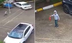Bolu'da 5 Yaşındaki Miraç'tan Duyarlı Bayrak Hareketi