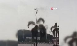 Brezilya'da İki Helikopterin Havada Çarpışma Anı Kamerada
