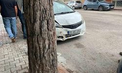 Burdur'da Otomobilin Ağaca Çarpması Sonucu 1 Kişi Yaralandı