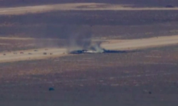 California'da ABD Hava Kuvvetleri'ne Ait B-52 Bombardıman Uçağı Düştü