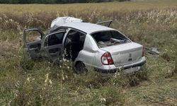 Edirne-Uzunköprü Yolunda Otomobil Şarampole Devrildi: 4 Yaralı