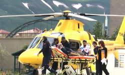 Erzurum'da Kalp Krizi Geçiren Kadın Ambulans Helikopterle Hastaneye Ulaştırıldı