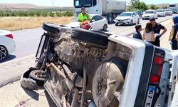 Gaziantep'te Ters Dönen Otomobilde 8 Aylık Bebek Yaşamını Yitirdi