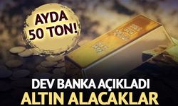 Goldman Sachs: Merkez Bankalarının Altın Alımları Ayda 50 Ton Seviyesinde