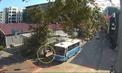 Kaldırımda Yürürken Tehlikeyi Son Anda Atlattı