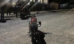 Kayseri'de Plakasız Motosiklet Sürücüsünün Polis Kovalamacası Kamerada