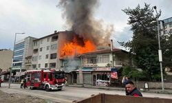 Kızılcahamam'da Çatı Yangını Korkuttu