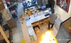 Mutfak Tüpünün Patlama Anı Kamerada