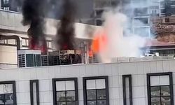 Şahinbey Hükümet Konağı İnşaatında Çatı Yangını