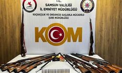 Samsun Atakum'da Kaçak Silah Operasyonu: Çok Sayıda Silah Ele Geçirildi