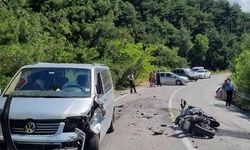 Samsun Bafra'da Minibüsle Çarpışan Motosiklet Sürücüsü Hayatını Kaybetti
