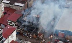 Samsun Canik'te Marangoz Atölyesi Yangında Kullanılamaz Hale Geldi