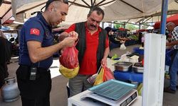 Sivas'ta Zabıta, Pazar Çıkışında Gramaj Denetimi Yaptı