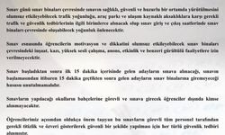Tekirdağ'da LGS Sınav Saatlerinde Gürültü ve Trafik Önlemleri Artırıldı