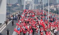 15 Temmuz Demokrasi Yürüyüşü Hava Görüntüleriyle Anıldı