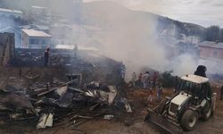 Bayburt'ta Çıkan Yangında 4 Ev ve Bir Ahır Kullanılamaz Hale Geldi