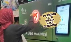 Bolu'da Geri Dönüşüm Makinesi Önünde Depozito Tartışması
