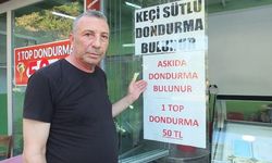 Burhaniye'de Ücretsiz Dondurma Uygulaması Üçüncü Yılında da Devam Ediyor