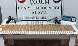 Çorum Alaca'da 756 sentetik ecza hapı ele geçirildi, 1 kişi tutuklandı