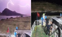 Elazığ'da Fırtına Feribot Seferlerini Zorlaştırdı
