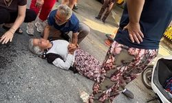 İzmir Bayındır'da Motosikletin Çarptığı Kadın Yaralandı