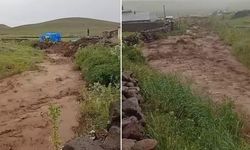 Kağızman'da Kuvvetli Sağanak Sonrası Sel ve Su Baskınları Yaşandı