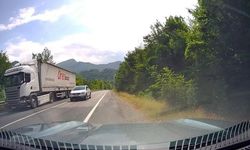 Karabük'te Hatalı Sollama Tehlikeli Anlara Yol Açtı