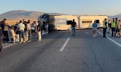 Kütahya'da Yolcu Otobüsü Devrildi: 31 Yaralı