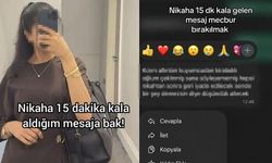 Nikaha Dakikalar Kala Gelen Mesaj Gelini Şaşkına Uğrattı