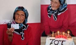 Samsun'da 101 Yaşındaki Ayşe Çoban'a Sürpriz Doğum Günü Kutlaması