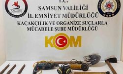 Samsun'da Halı Altındaki Gizli Geçit Kaçak Kazıyı Ortaya Çıkardı