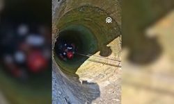 Su Kuyusuna Düşen Keçi Kurtarıldı