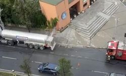 Sultangazi'de Tankerden Çıkan Basınçlı Hava Paniğe Yol Açtı