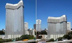 Tokyo'da 40 Katlı Otel Sessiz ve Kontrollü Bir Şekilde Yıkıldı