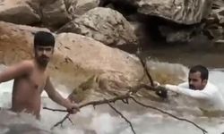 Uzungöl'de Haldizen Deresi'nde Turistlerin Akıntıya Kapılmasıyla Kurtarma Operasyonu Başladı