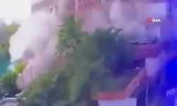 Venezuela'da Deprem Anında Bir Bina Hızla Çöktü