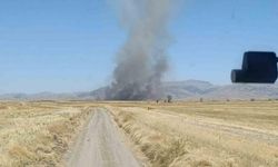 Afyonkarahisar Gökçealan'da Anız Yangını 100 Dekar Tarım Arazisini Vurdu