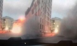 Bahçelievler'de boşaltılan bina çöktü: O anlar kameraya yansıdı