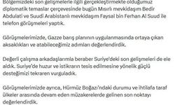 Bakan Fidan, Mısırlı ve Suudi Arabistanlı Mevkidaşlarıyla Kritik Telefon Görüşmeleri Yaptı