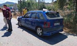 Bolu Mudurnu'da otomobille motosikletin çarpışması sonucu sürücü yaralandı