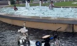 Bolu'da tehlikeli serinlik: Yasaklı süs havuzunda çocukların yüzme tehlikesi