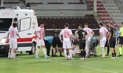 Bolusporlu Erdem Can Polat, 1. Lig maçında sakatlandı ve hastaneye kaldırıldı