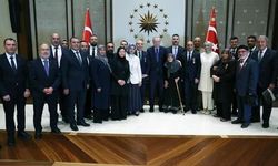 Cumhurbaşkanı Erdoğan, Cumhurbaşkanlığı Külliyesi'nde Şehit Ailelerini Kabul Etti