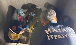 Defne'de Asansör Boşluğuna Düşen İşçi İtfaiye Ekiplerince Kurtarıldı