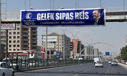 Diyarbakır'da Cumhurbaşkanı Erdoğan'a Terörsüz Türkiye Yasası için Teşekkür Pankartları