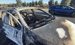 Eskişehir Çevre Yolu'nda otomobil yangını: 3 kişi yaralandı