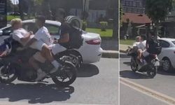 Eskişehir'de Kasksız Motosiklet Yolculuğu Tehlike Saçtı