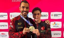 Ferhat Arıcan, Avrupa Artistik Cimnastik Şampiyonası'nda Paralel Barda Gümüş Madalya Kazandı