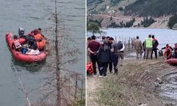 Gümüşhane'de Baraj Gölüne Düşen Araçta 1 Kişi Hayatını Kaybetti, Arama Çalışmaları Devam Ediyor